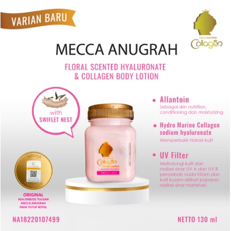 Syb Mecca Anugrah Collagen Body Lotion Series 130ml