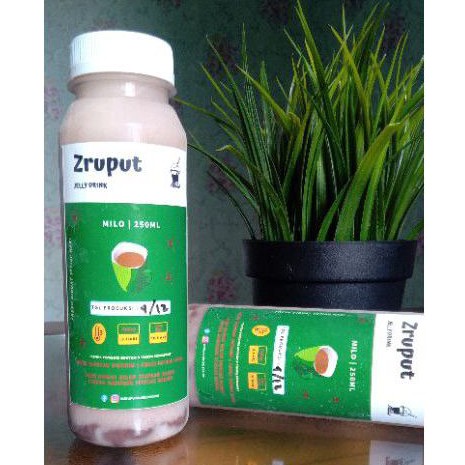 

Minuman Jelly Drink - Zruput Jelly Drink Rasa Milo