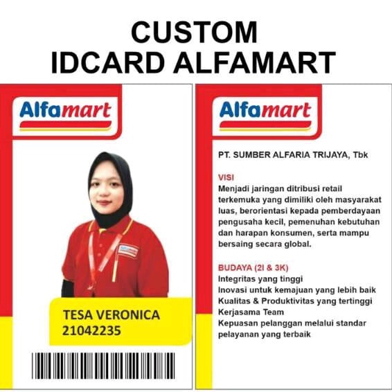 

File Desain Kartu Identitas Minimarket Alfa Indomar