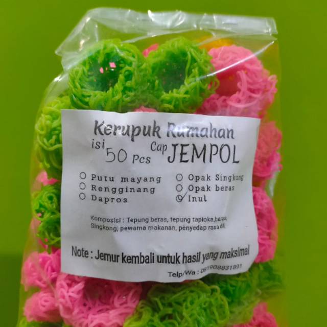 

Kerupuk INUL isi 50 Pcs