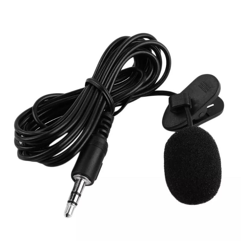 Clip On Mic + Audio Splitter Jack 3.5mm