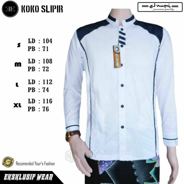 BAJU KOKO KOMBINASI EL RUMI