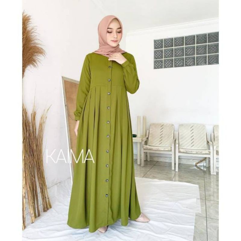 [Fashion Muslim] Gamis KAIMA DRESS maxy | friendly | terbaru