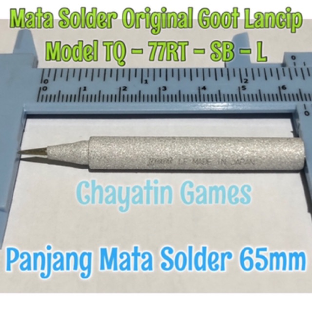 Mata Solder Ori Goot Untuk Type TQ-77 &amp; TQ-95 Model Lancip 20-200 Watt