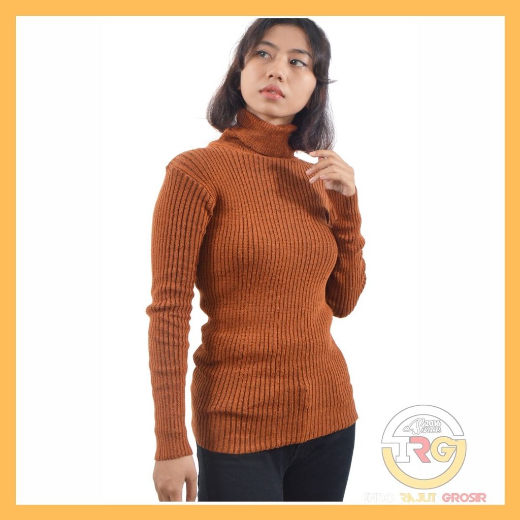 NEW DAISY TURTLENECK / SWEATER RAJUT WANITA / ATASAN RAJUT WANITA