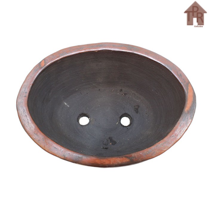 Gerabah | Pot Bunga / Pot Oval - P23