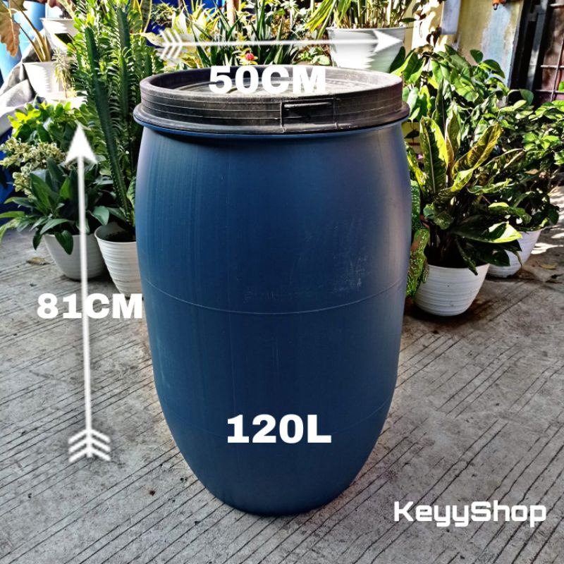 DRUM TONG AIR PLASTIK TEBAL 120 LITER BERKUALITAS MURAH TERJANGKAU