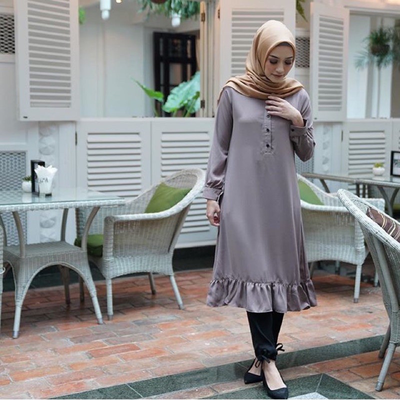 (SOLD)preloved tunik malaya heaven lights S