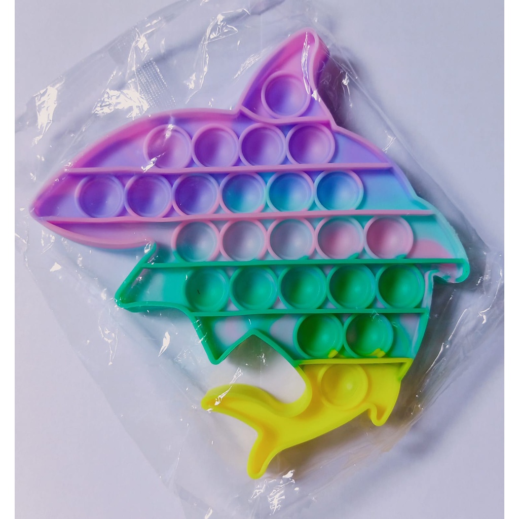 ~ PIYOSHI08 ~ Pop It Mainan Penghilang Stress Fidget Push Toys Murah MA12-DOLPHIN SUGUS