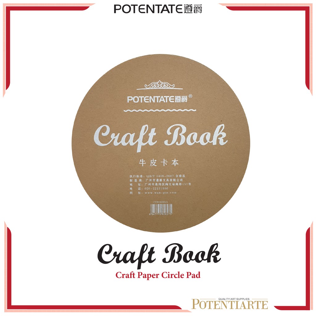 

Kertas Sketsa Potentate 19cm Craft Paper Circle Pad