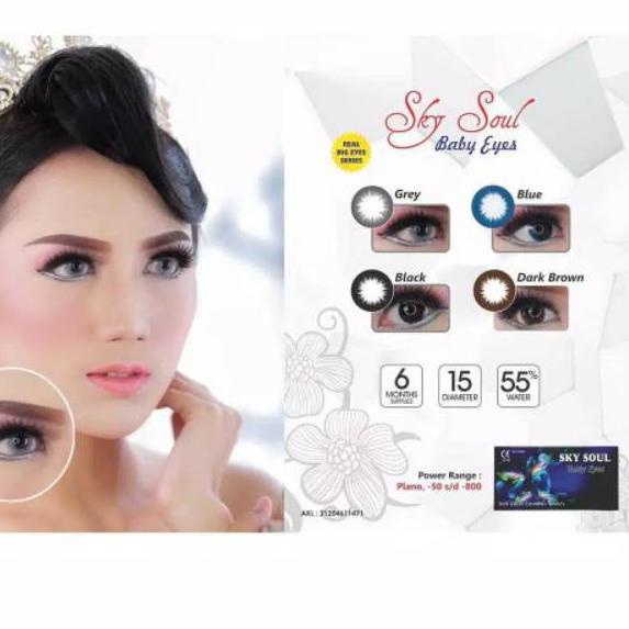 Jangan Ketinggalan order..  Sky Soul Baby Eyes 15.0mm Bisa Minus Surabaya Soflens