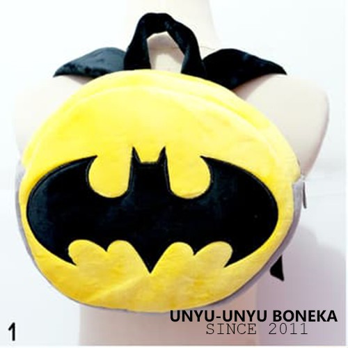 Tas ransel boneka Anak paud sekolah pozootopia doraemon minnie superman batman Spiderman