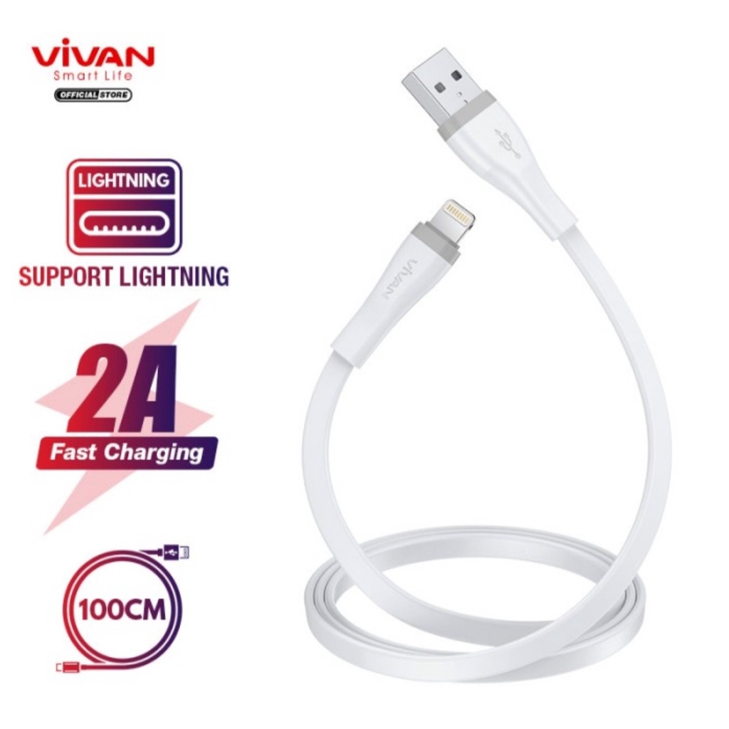 Vivan SL30s SL100s SL200S Kabel cable data Iphone ipad charger Quick Charging