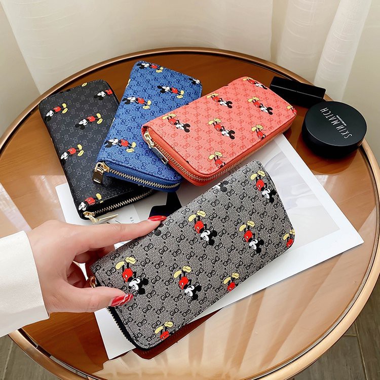 Dompet Panjang Wanita Import Bahan PU MK17 Dengan Aneka Warna / DOMPET PANJANG WANITA MULTIFUNGSI FA