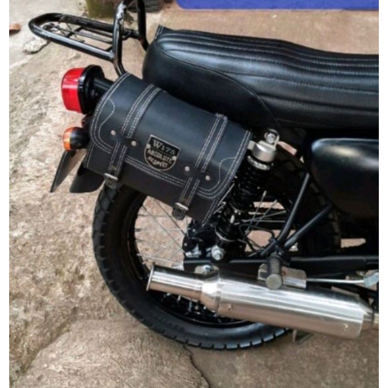 Aksesoris Kawasaki w 175 / Tas Back Rack W175 / Side Bag w 175