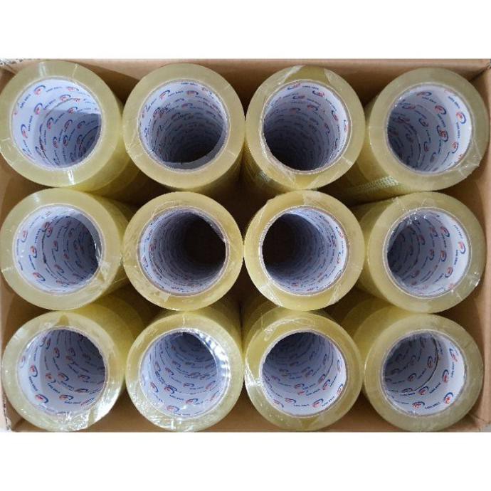 

Lakban Solasi Solatip Bening / Cokelat 2Inch (48Mm X 100Yard) Per Dus - Bening, 48 X 100Y / Dus