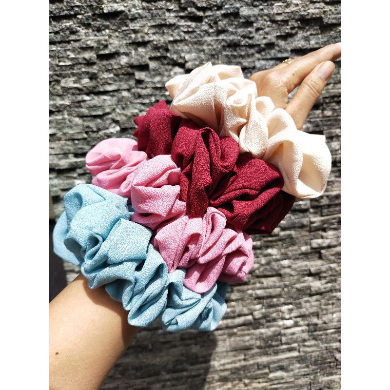 SCRUNCHIE ANTI PUSING CEMPOL HIJAB SUPER JUMBO ZIECRAFT