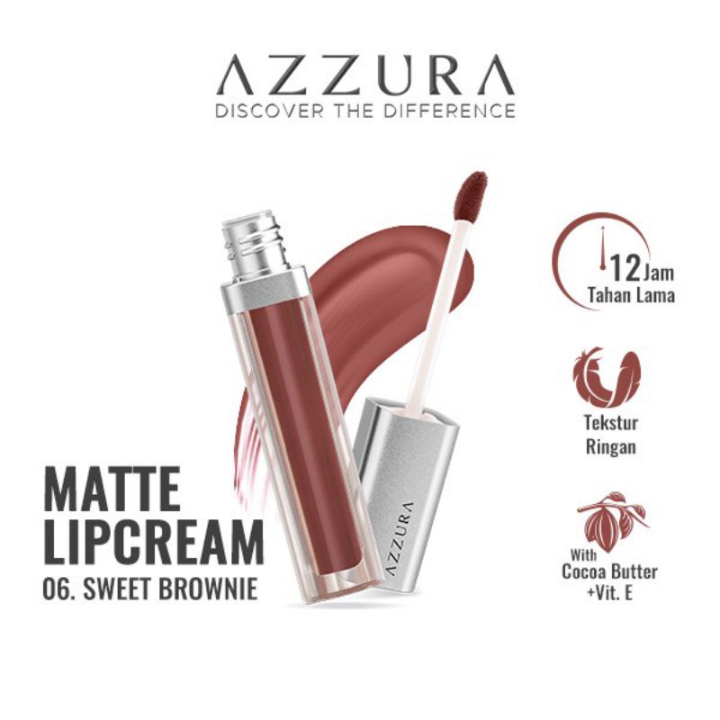 AZZURA MATTE LIP CREAM  / LIP CREAM TAHAN LAMA DIBIBIR