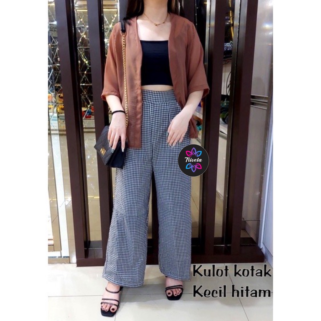 TRV KULOT ZEBRA / KULOT ANIMAL MUAT S-XXL TIDAK LUNTUR / Korean Long Pants/Celana Culottes Abstrak C909-KLT.KOTAK KECIL HTM