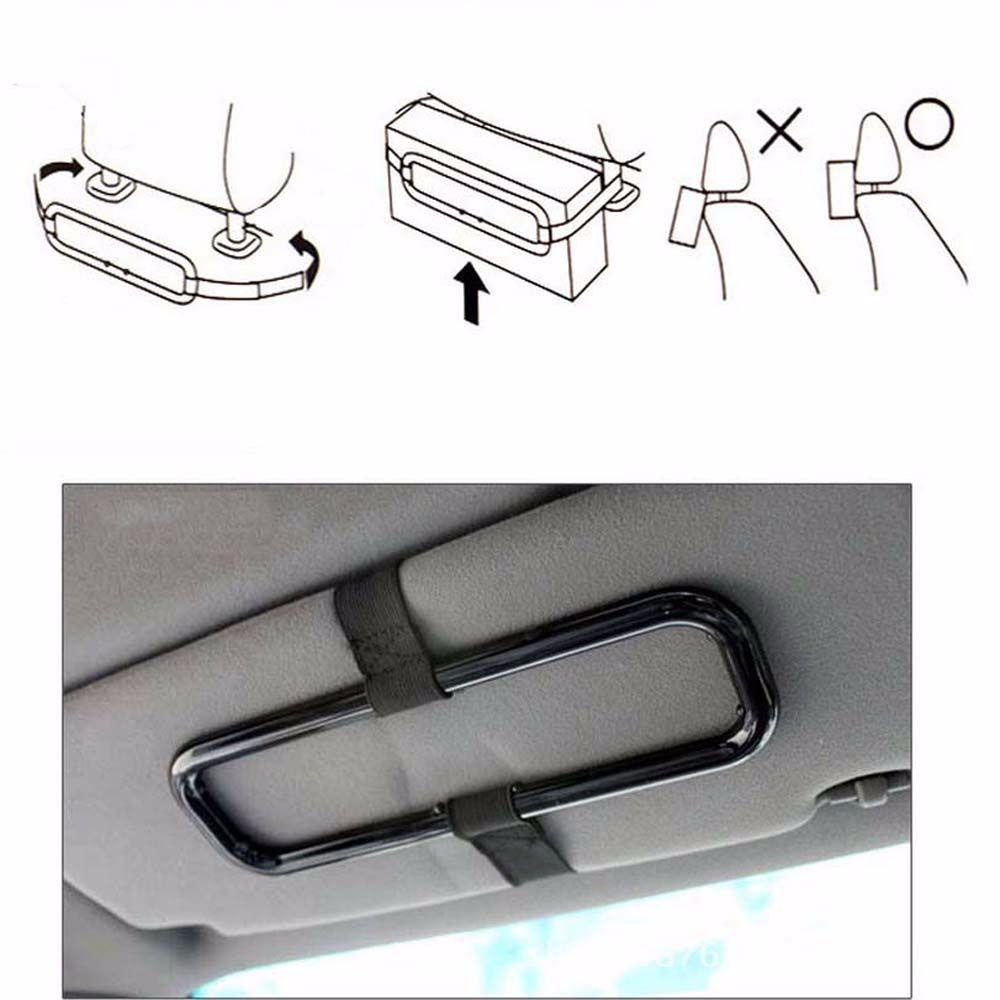 Lanfy Tempat Tisu Mobil Kursi Punggung Kreatif Styling Mobil Serbet Bracket Plastik Umum Aksesoris Mobil Tissue Box Bracket