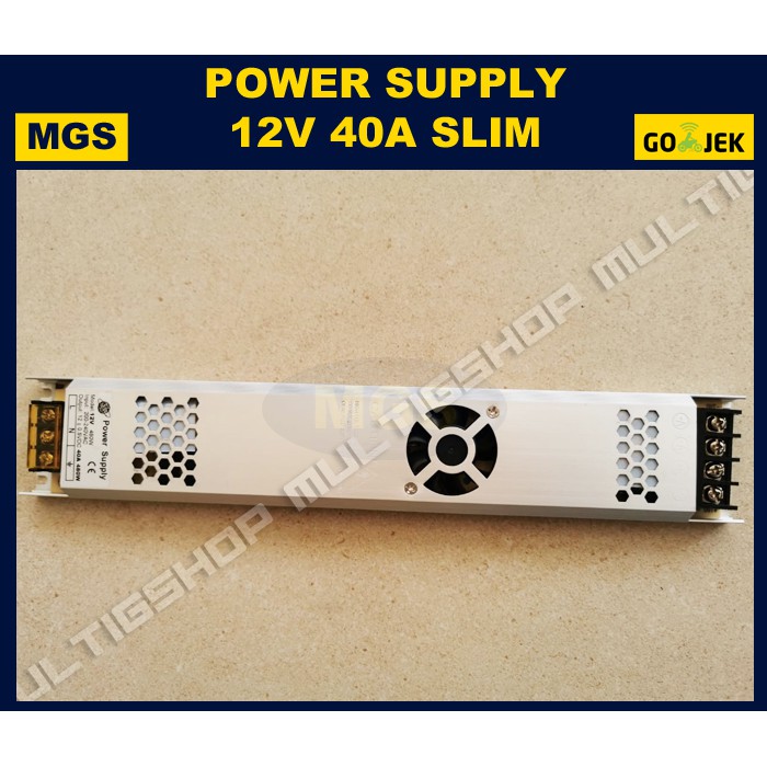 Power Supply 12V 40A Slim