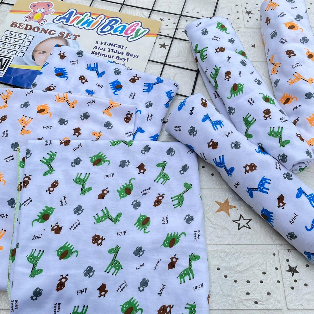6 Pcs Bedong Bayi Pernel Bayi Alas Ompol Bayi Alas Tidur Bayi Selimut Bayi Pernel