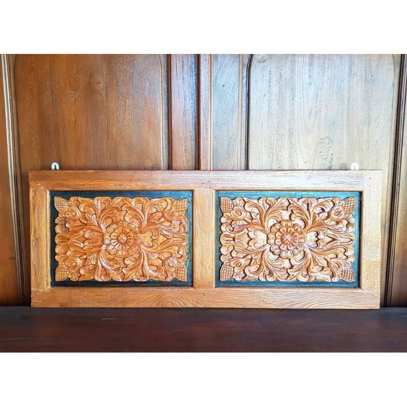 Pajangan Dinding Ukiran Kayu Jati