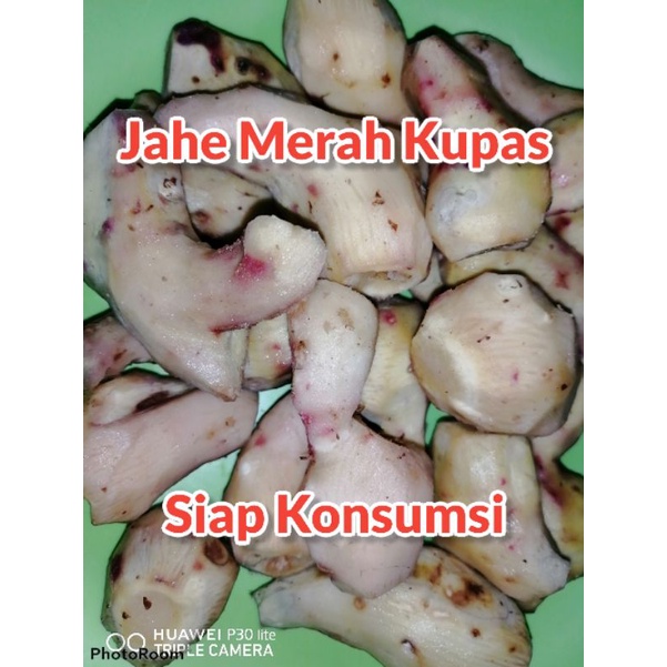 

jahe merah kupas 1 kg