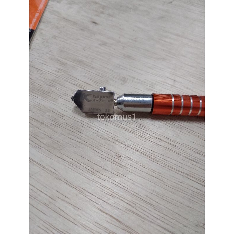 PISAU POTONG KACA MINYAK/ ALAT PEMOTONG KACA/ OIL GLASS CUTTER KAPUSI 3.5