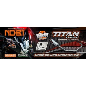 Knalpot NOB1 Titan Series Yamaha Jupiter Z New 115 / Vega ZR / Z1