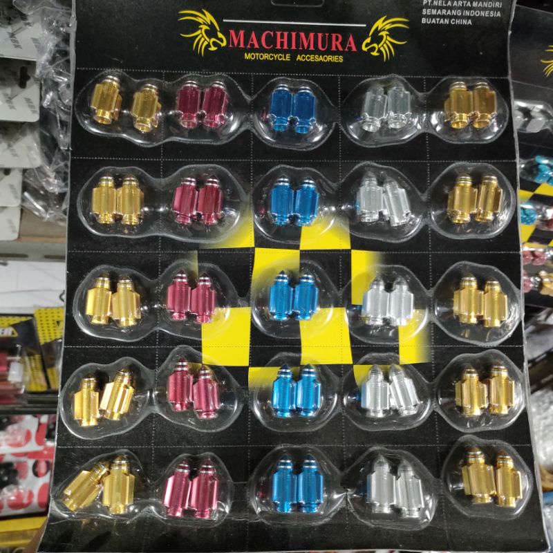 Tutup pentil motor model Roket/ Apollo/Tutup pentil Mobil /sepeda bahan cnc universal