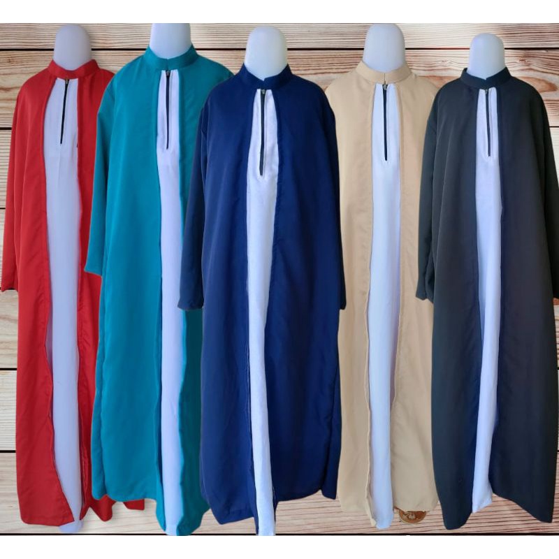 JUBAH HABIB Anak Laki-laki 2 IN 1 Jubah Model Luaran Gamis Anak dan Gamis Anak Laki-laki Luaran  sim