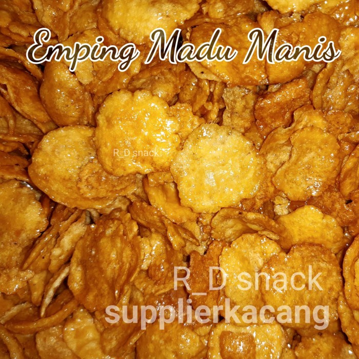 

TERLARIS 500gram (1/2kg) Keripik Emping Madu (Manis) mlinjo jakarta melinjo - E MADU 500gram