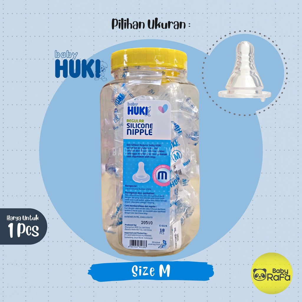 Baby Huki 1 pcs Dot Silicone Reguler S M L / Dot Silikon Huki Reguler