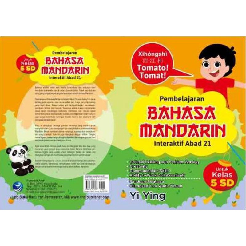 Pembelajaran Bahasa Mandarin Interaktif Abad 21 Untuk Kelas 5 SD
