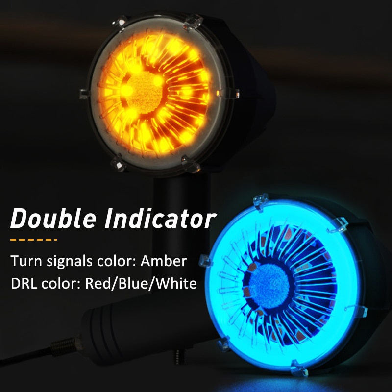 2 Pcs Lampu Sein LED Anti Air Untuk Modifikasi Motor 1 order