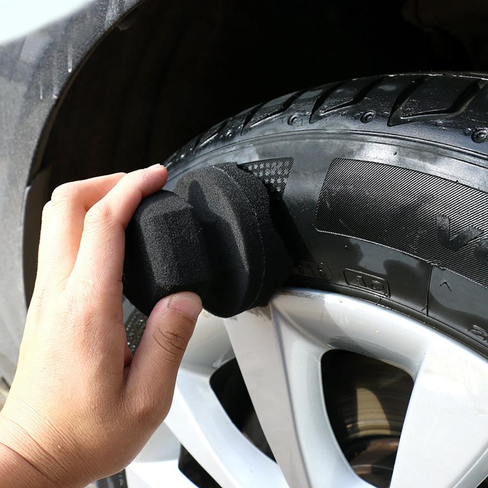 Waxing Poles Mobil Hex Sponge Grip Aplikator Detailing Mobil Lilin Ban Density Tinggi Spons Busa Genggam Spon Waxing Ban