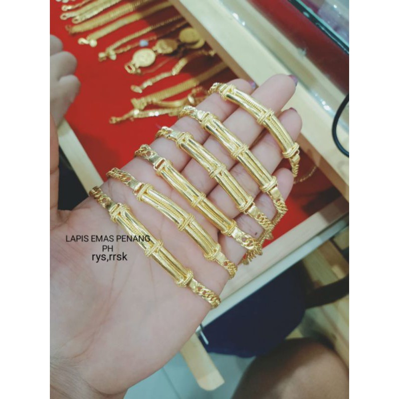 gelang replika emas 24k awet tahan lama