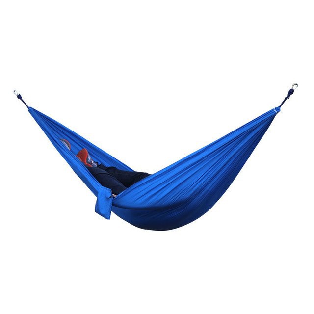 【Bisa COD】 Hammock Single Layer &amp; Bantal Angin Tiup ~ Tempat Tidur Ayunan Gantung ~ Hamuk Hamok