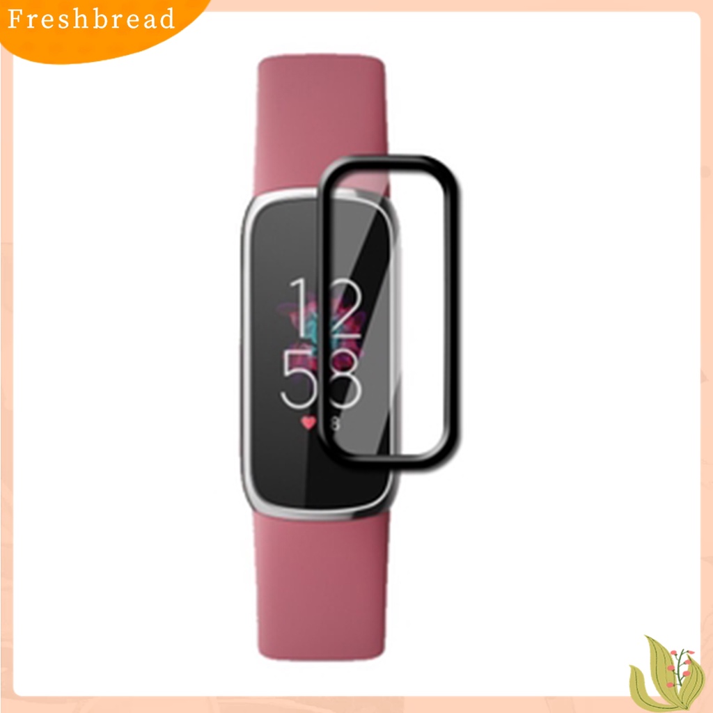 Terlaris 2Pcs Protective Film Anti-scratch High Definition Resilient Smart Watch Full Coverage Screen Film Cover for Fitbit-Luxe