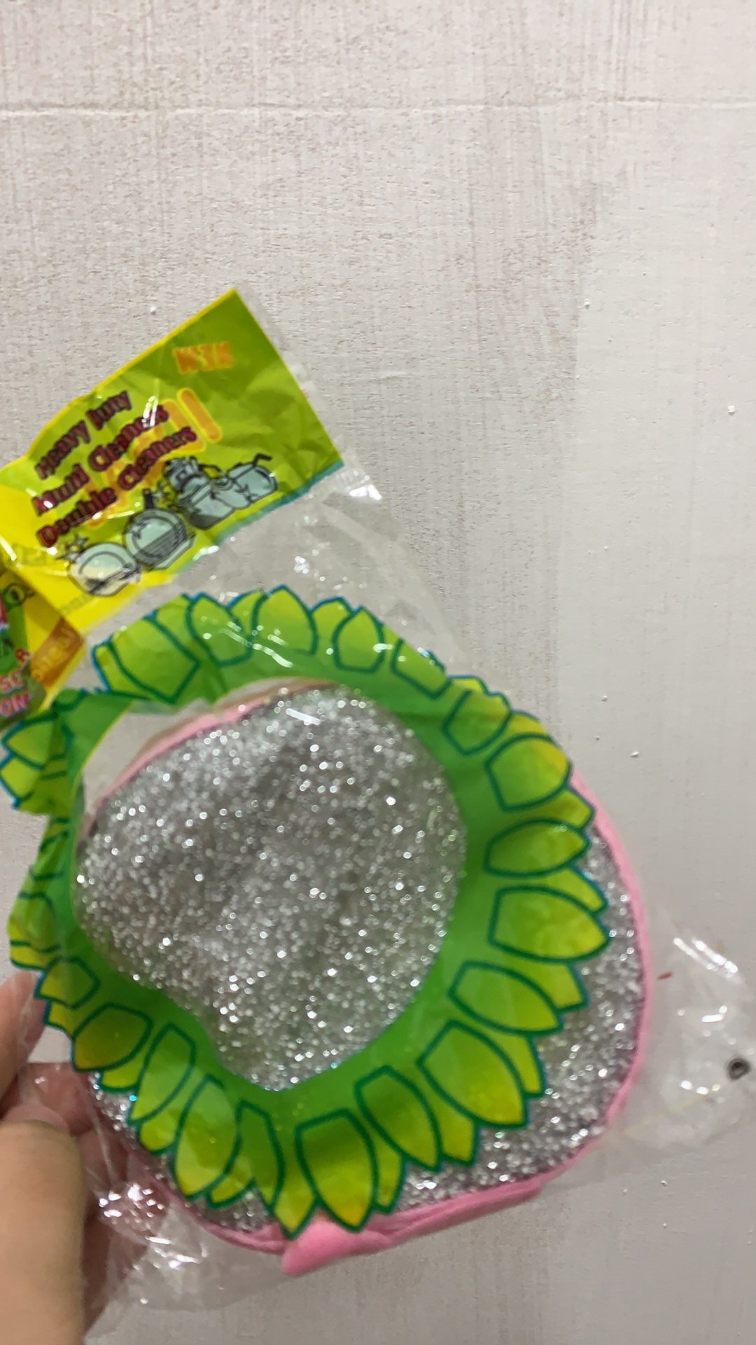 Batamgrosir.id |  Spons Cuci Piring 2 Sisi Bentuk Bulat - Sponge Busa 2 Sisi