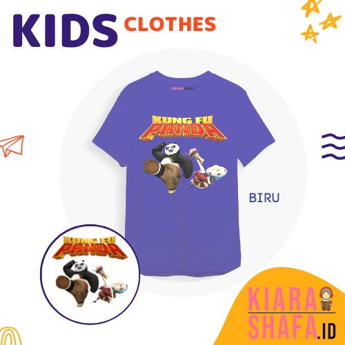 Kiarashafa - Baju Anak / Kaos Anak Kungfu Panda