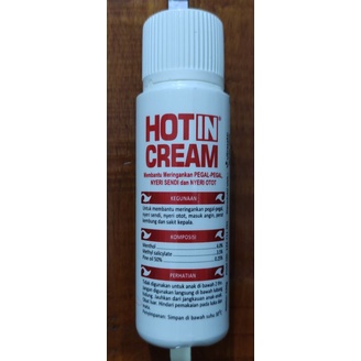 HotIn Cream Botol 120 Gram / Cream Nyeri Otot / Nyeri Sendi / Aromaterapi / Hangat / Hot In Cream