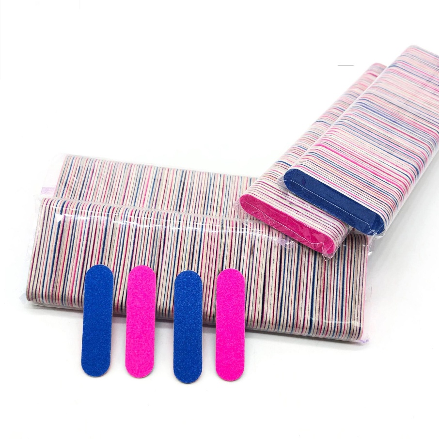 Kikir Kuku Mini 1 Pack 100 Pcs | Nail Files | Nail Disposable | Cuticle Remover Nail Art Tools