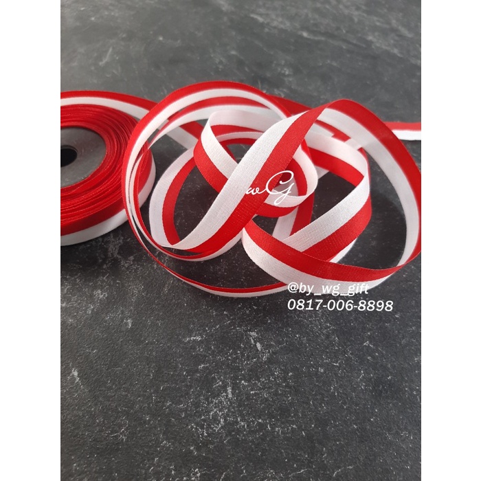 

Pita Merah Putih 17 Agustus; Lebar 1.2 cm; Panjang 20 yard