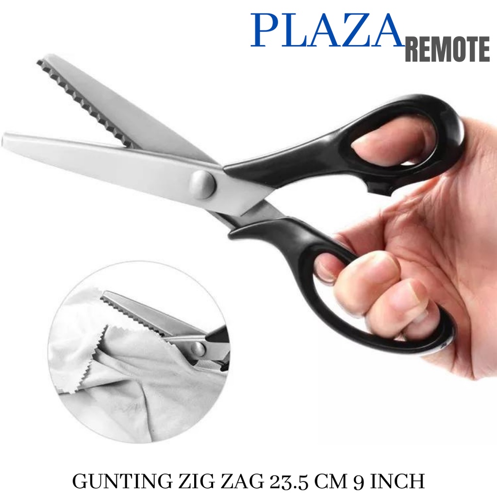 Gunting Gelombang Kain/Gunting Bahan Kain Zigzag Stainless Steal 5MM