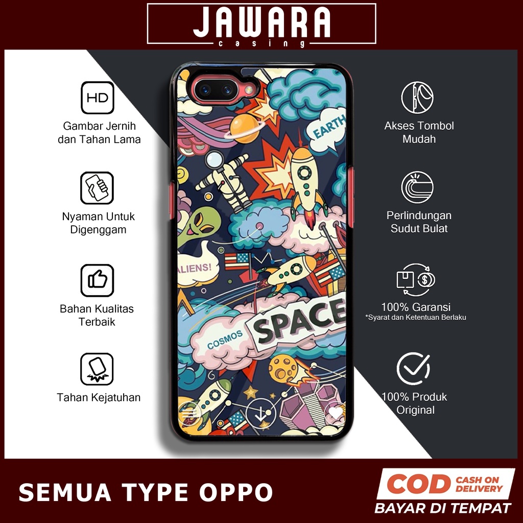 Case Oppo A3S Case Hp Oppo A3S Premium Glossy Jawara Casing [AST2] Casing Hp Oppo A3S Aesthetic Kesi
