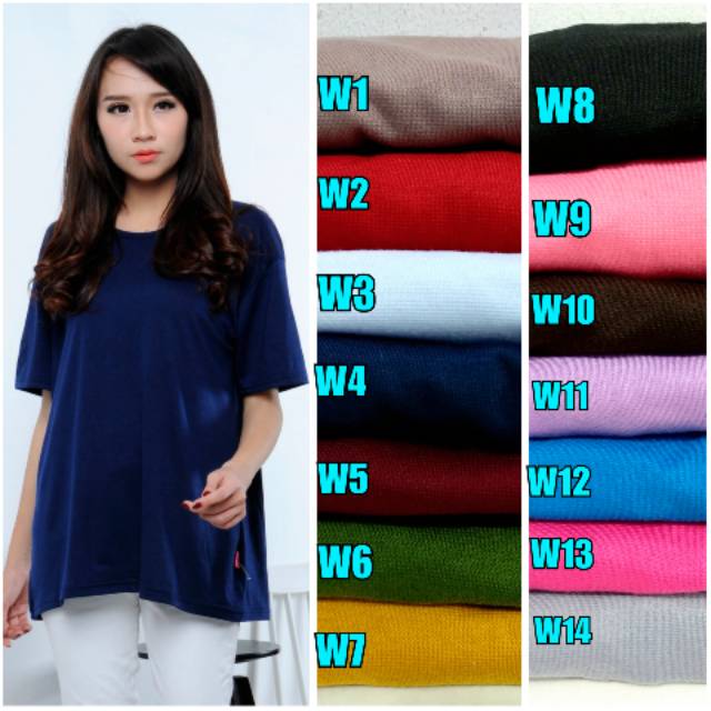 Kaos oblong spandek/ kaos oblong wanita/kaos cewek/kaos wanita tangan pendek/kaos spandek/