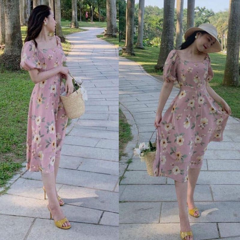 summer dres. maxi dress. pembelanjaan khusus grosir