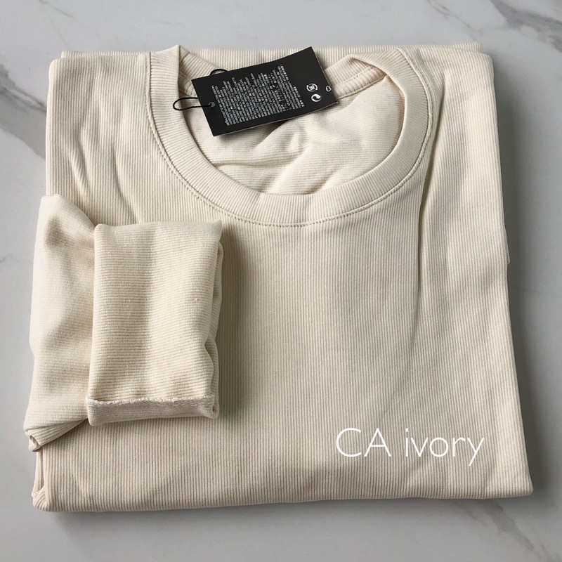 knit lengan panjang KALLYOUTFIT-CA IVORY